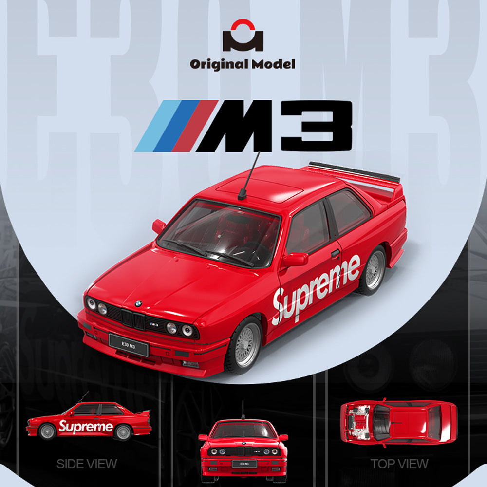 1/64 E30 Supreme Open Top Alloy Car Model