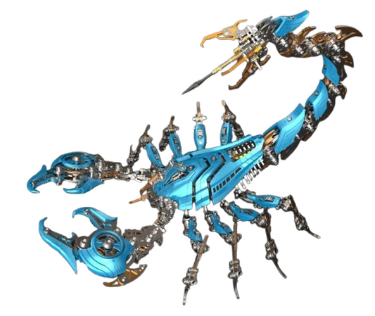 Dragon Zero Metal Mechanical Scorpion 3D Assembly Puzzle Model Kit