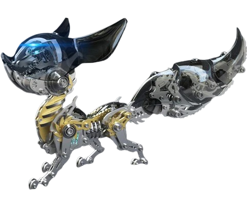 Fox 3D Metal Assembly Puzzle Kit