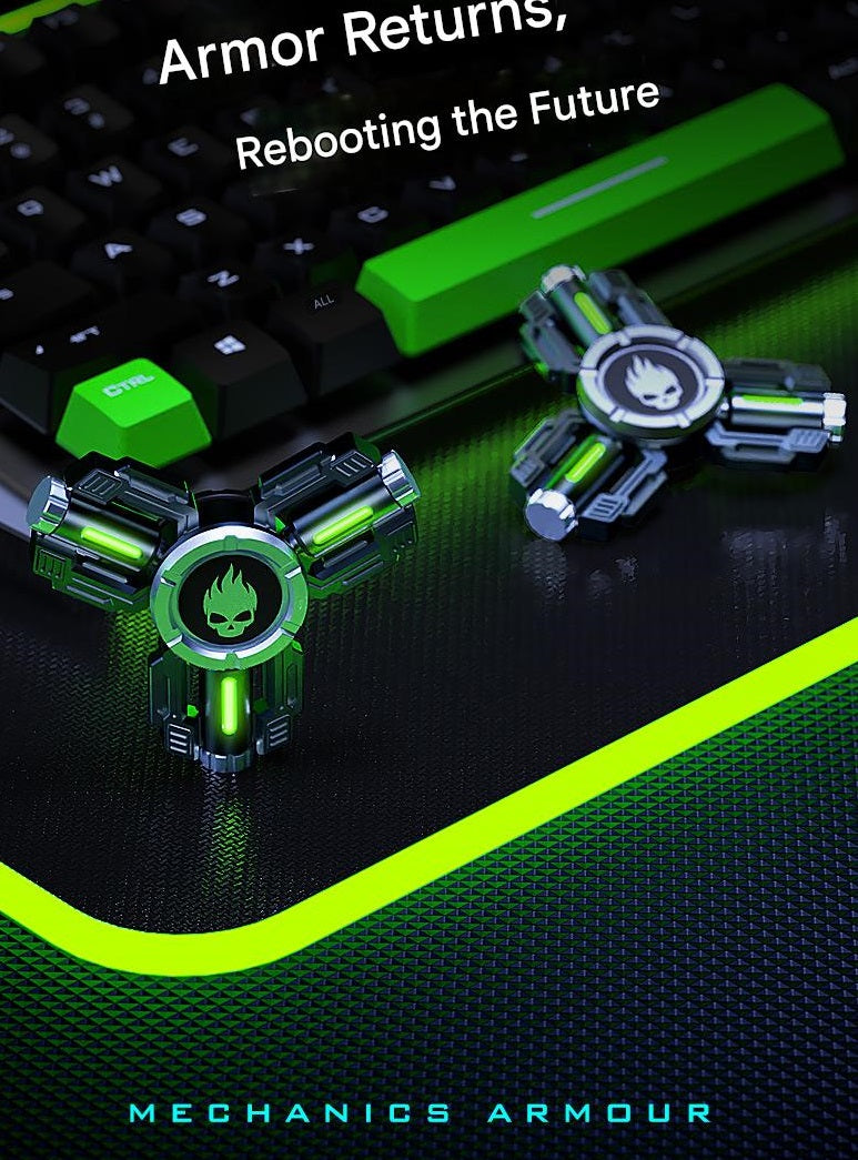 LED Alloy Fidget Finger Spinner