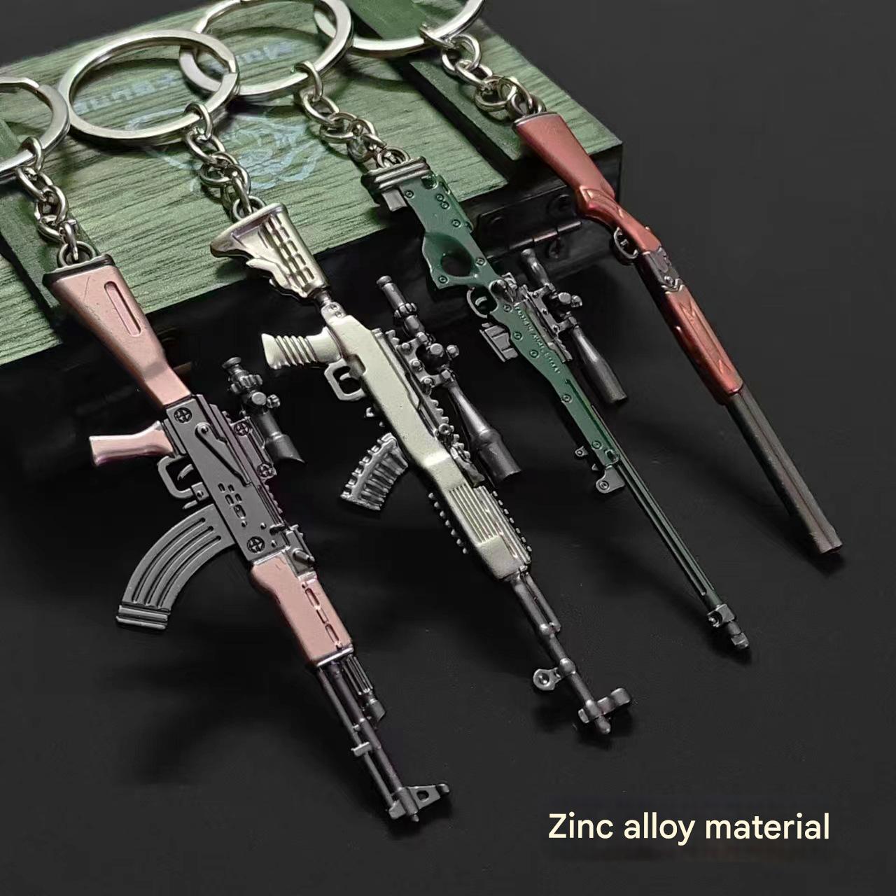 Mini Pubg Game Gun Keychain