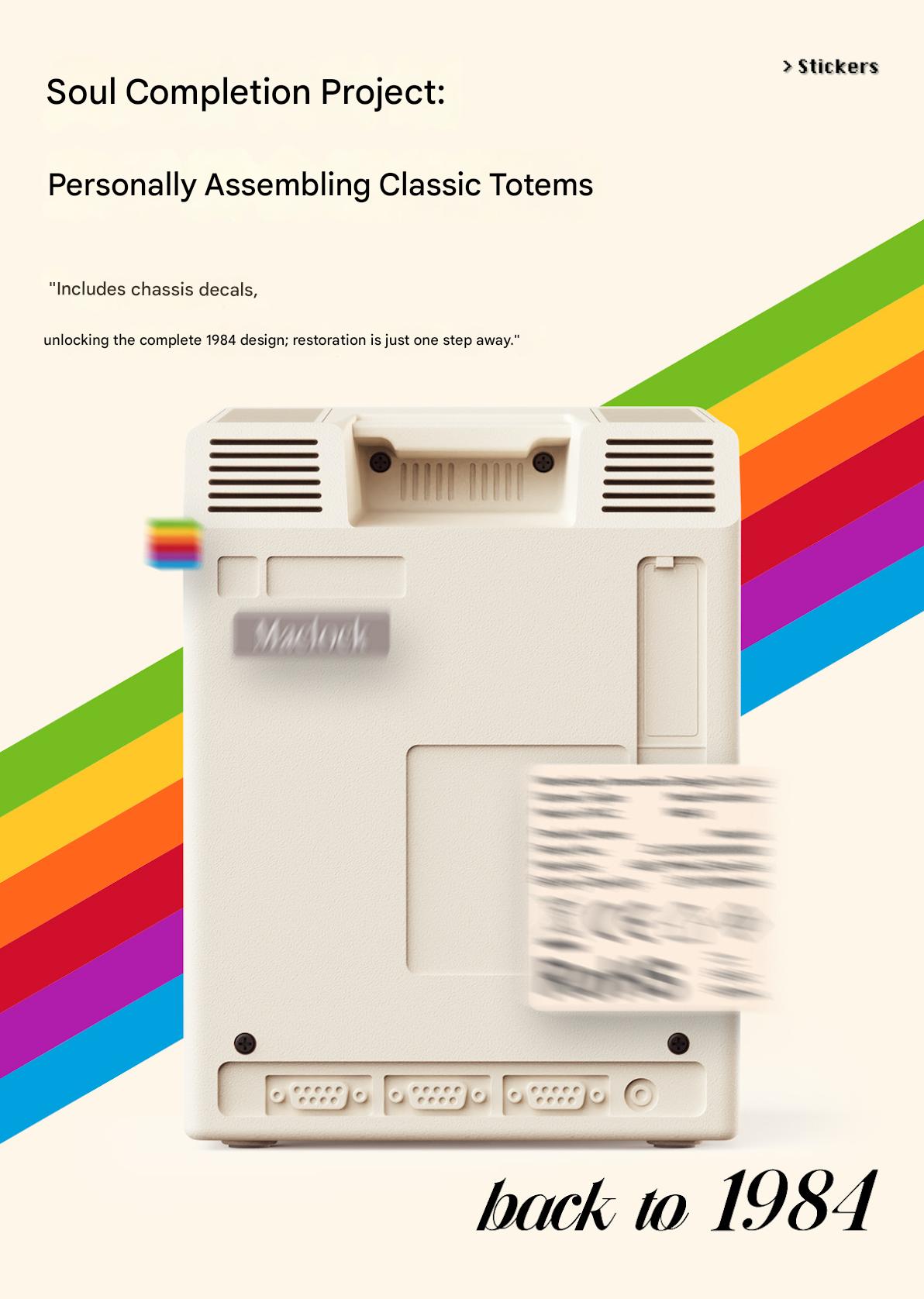 Maclock Macintosh Retro Alarm Clock