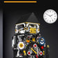 Yuxing 10159 Cyberpunk Clock Model Building Blocks Set