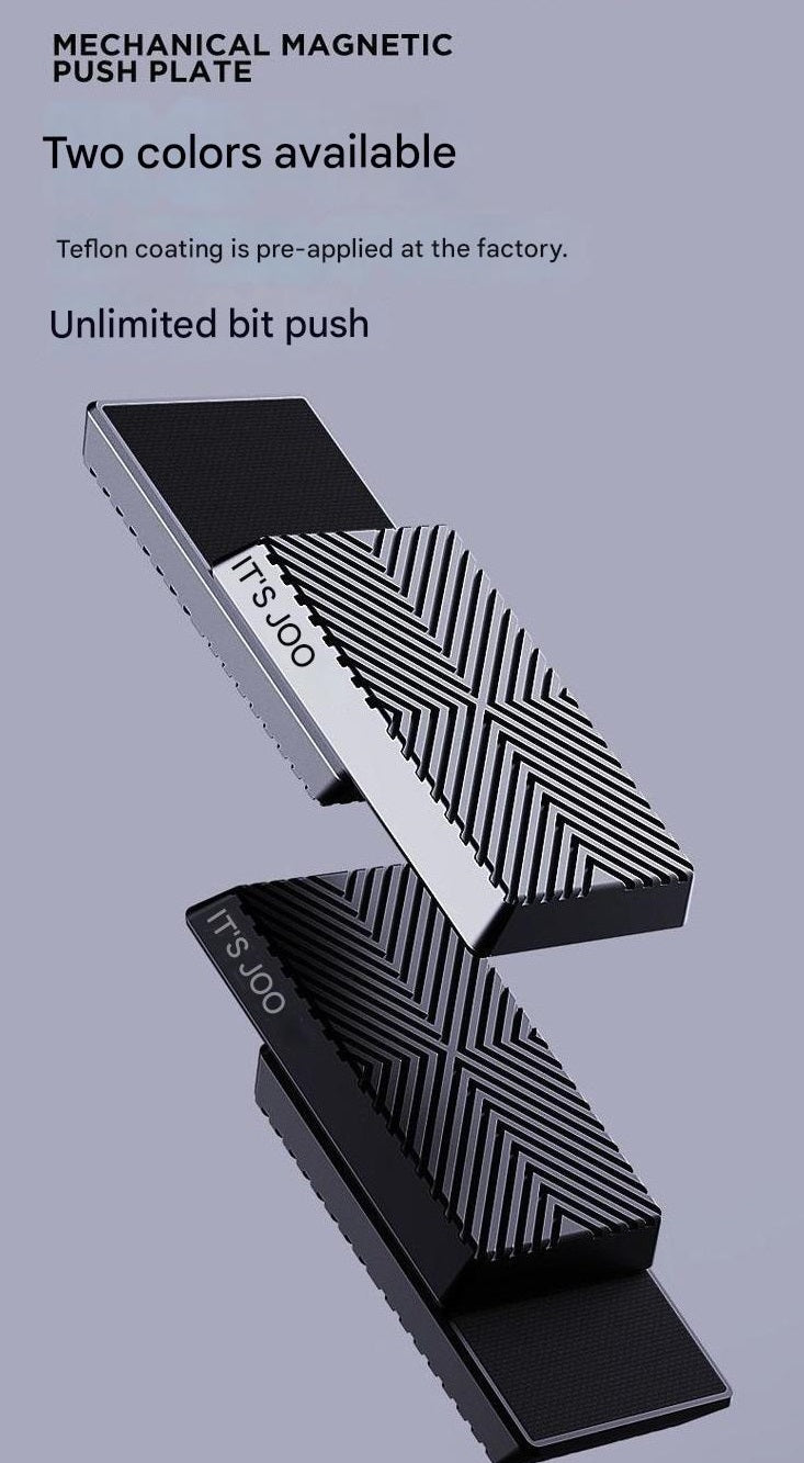 EDC Push Card Full Metal Click Coin Decompression Toy