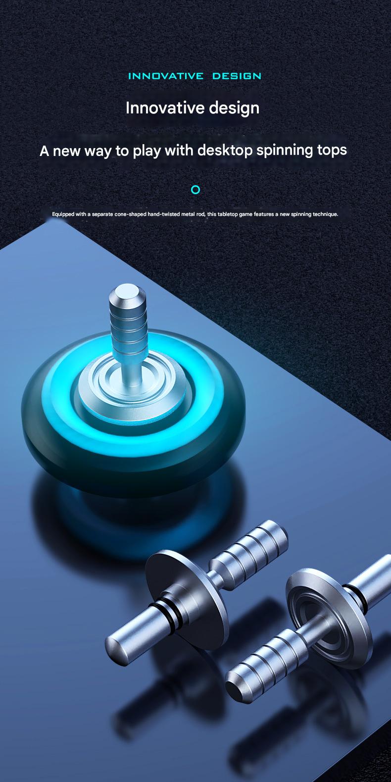 Luminous Metal Fidgent Finger Spinner
