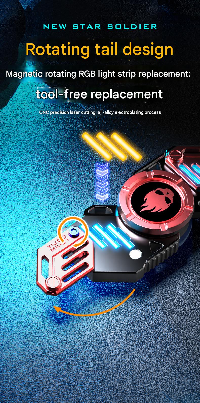 Luminous Star Soldier Finger Spinner