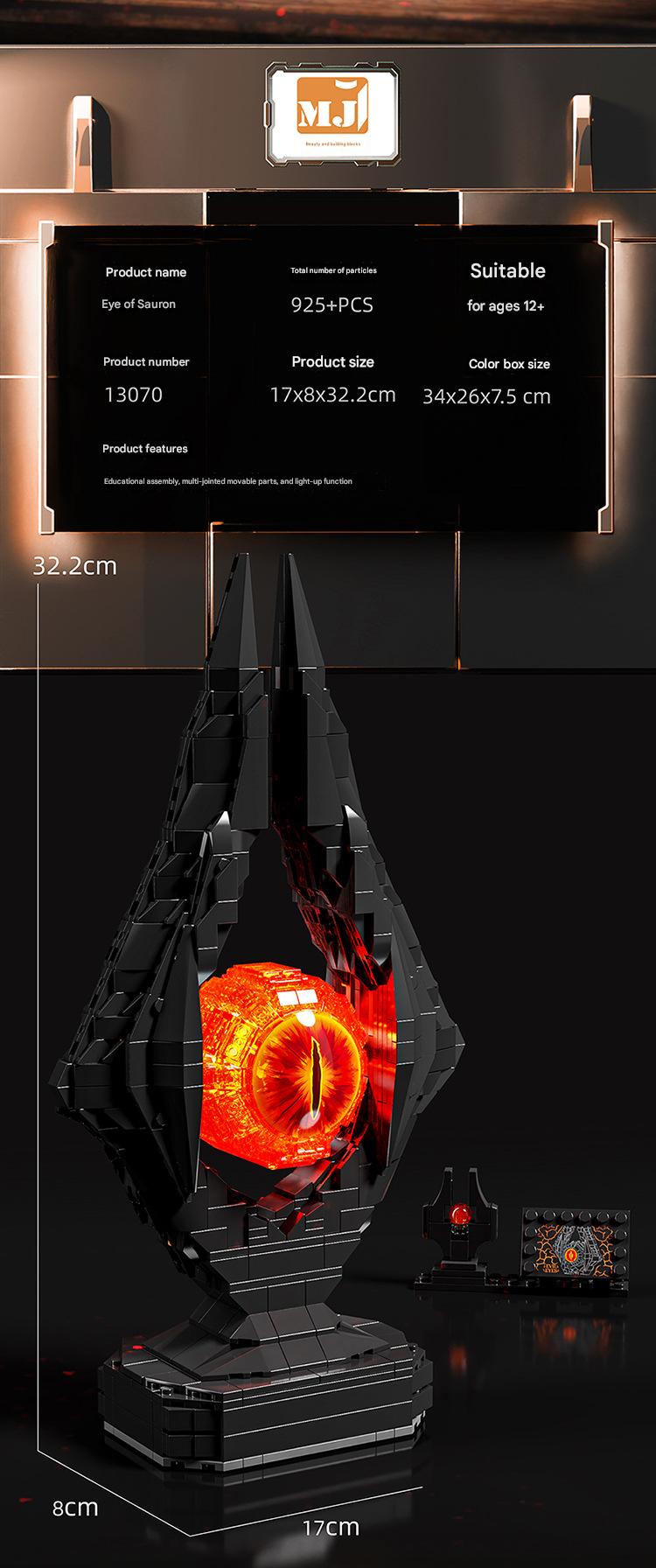 13070 Sauron's Eye Assembly Building Blocks Model Kit