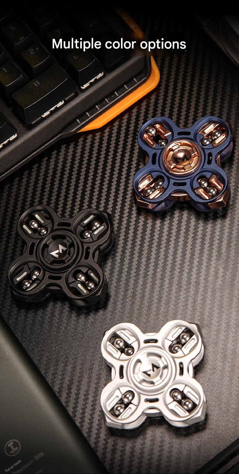 Metal Star Wheel Fidget Spinner Toy