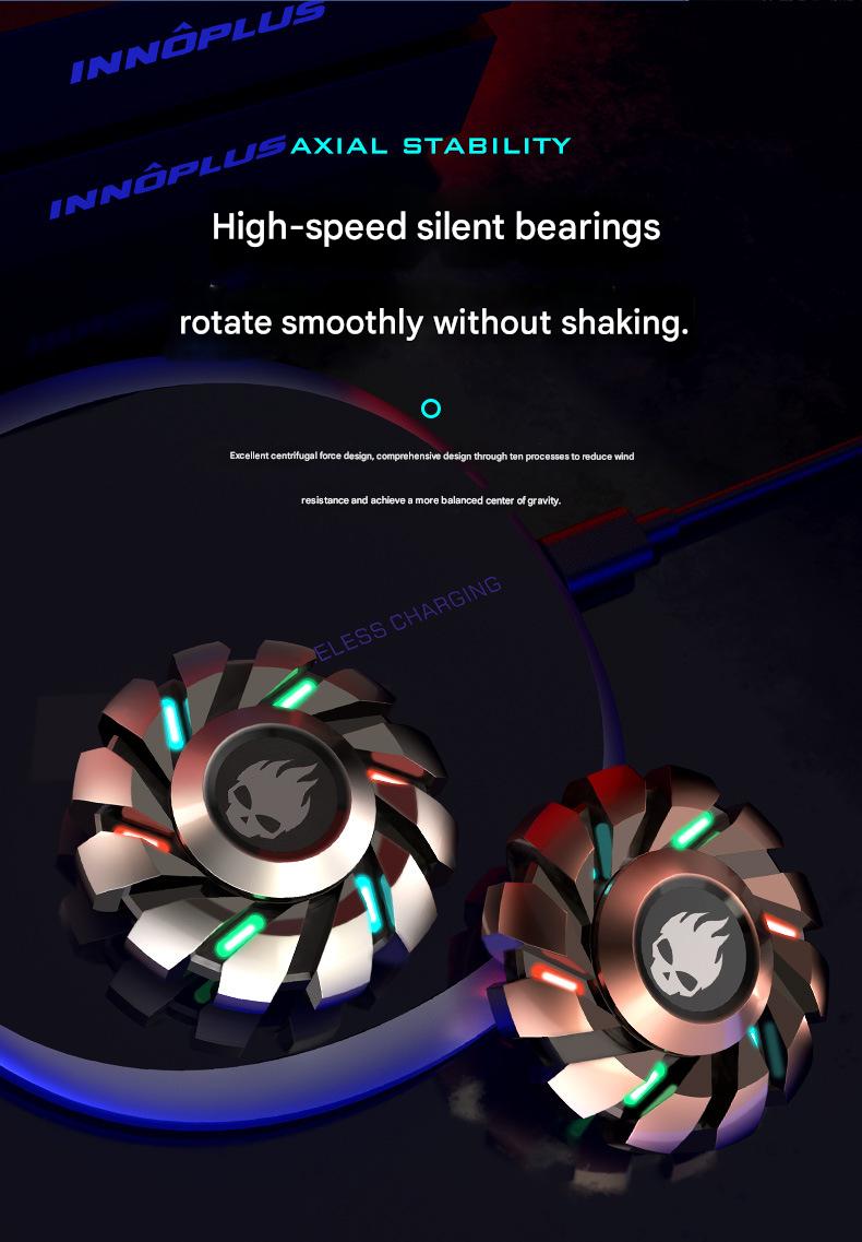 Luminous Metal Fidgent Finger Spinner