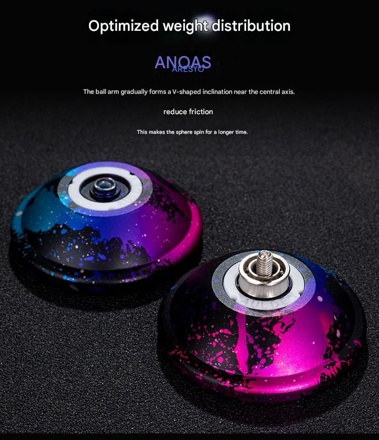 Ares Yoyo Nebula Splash Professional Metal Yo-Yo