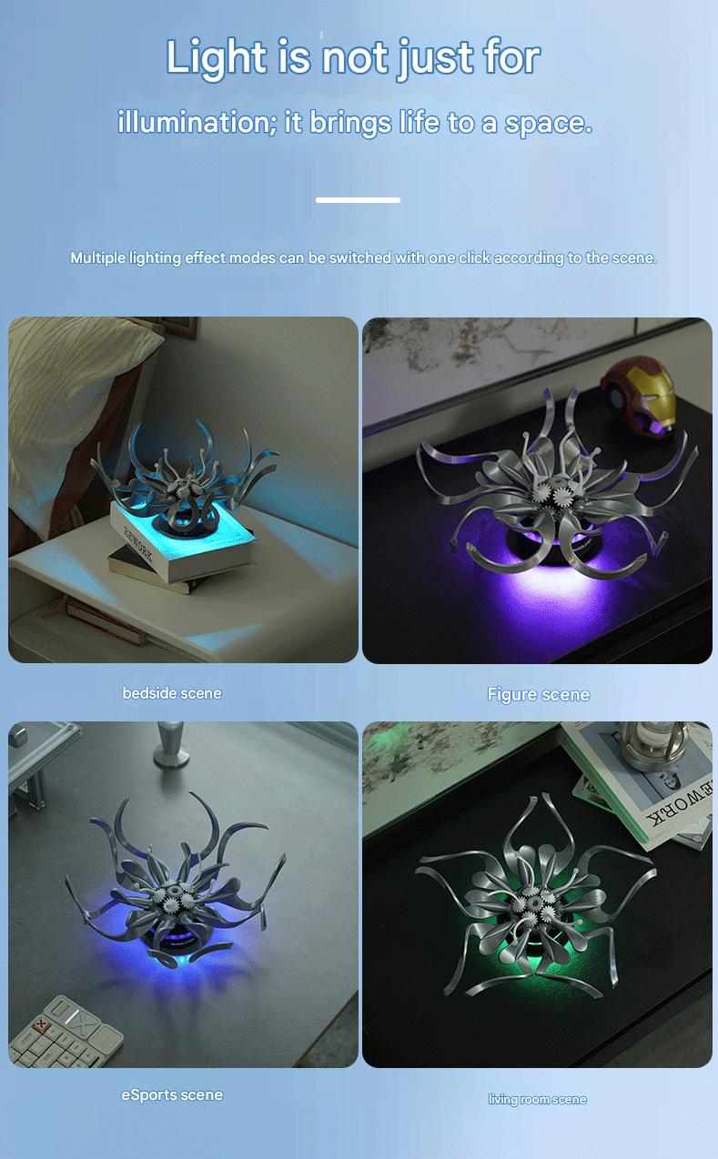 3D Cthulhu Mechanical Flower Desktop Ornament