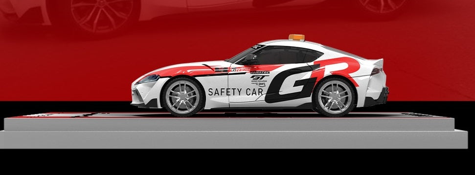 1:64 Speedmaster A90 Safety Alloy Car Model With Doll