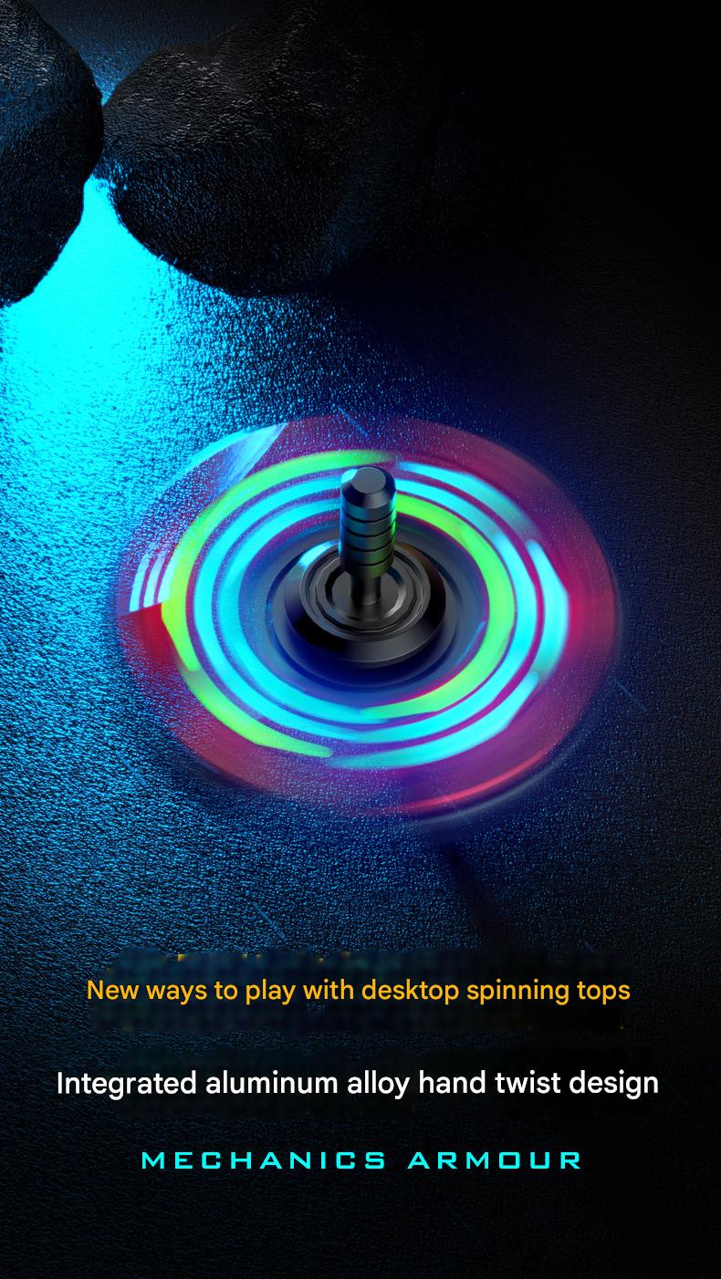 LED Alloy Fidget Finger Spinner