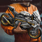 BMW Mechanical Racing Motorcycle Building Blocks Set