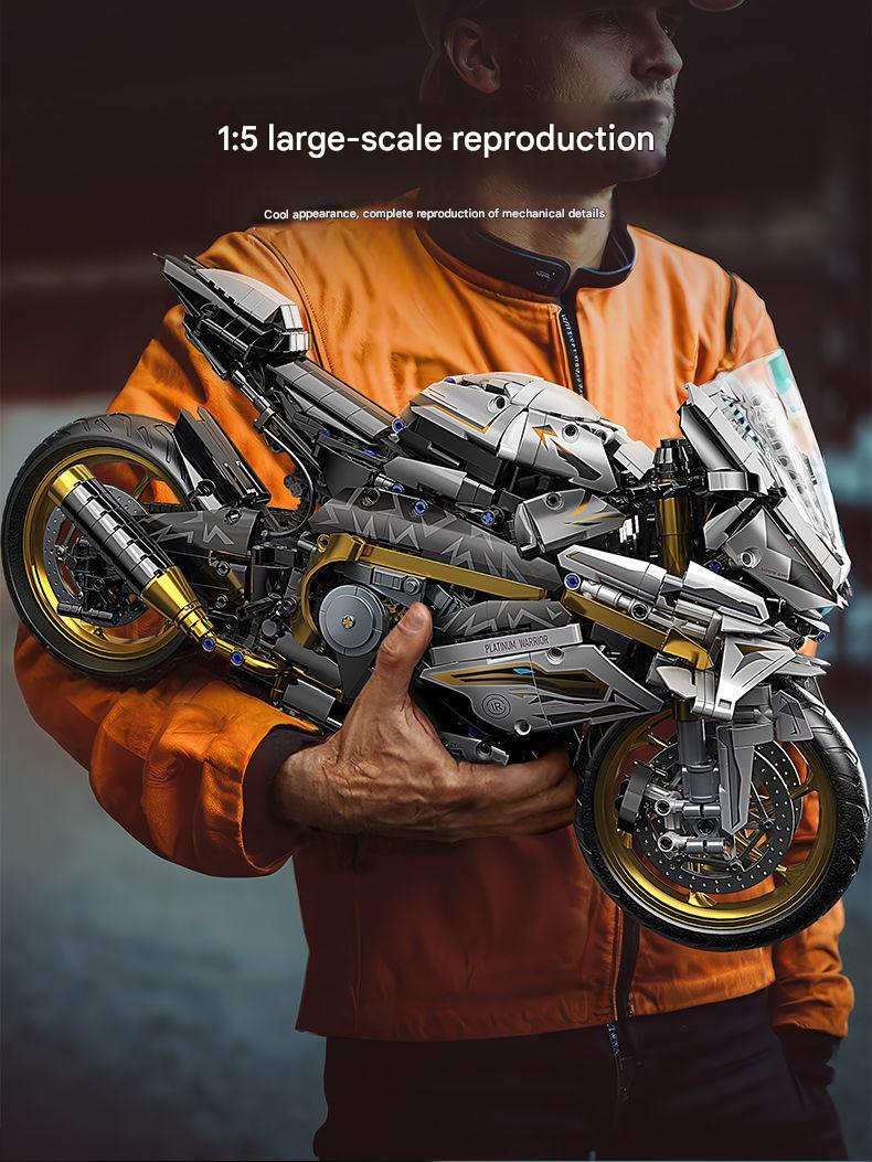 BMW Mechanical Racing Motorcycle Building Blocks Set