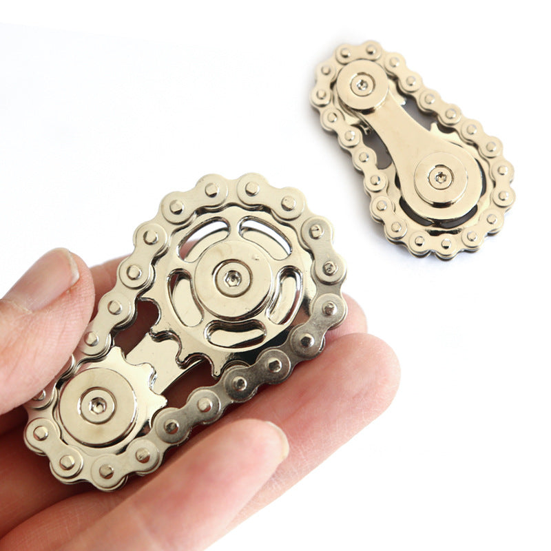 Bicycle Chain Fingertip Gyro Stress Relief Toy