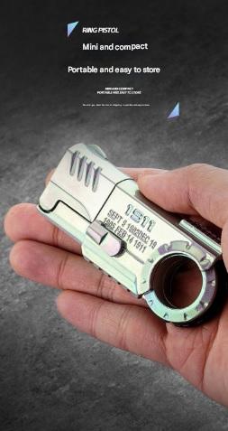 1911 Agent Glock Style Mini Ring Pistol Toy