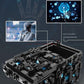 Mystery Black Box Mechanical Puzzle Building Blocks Model with Display Stand