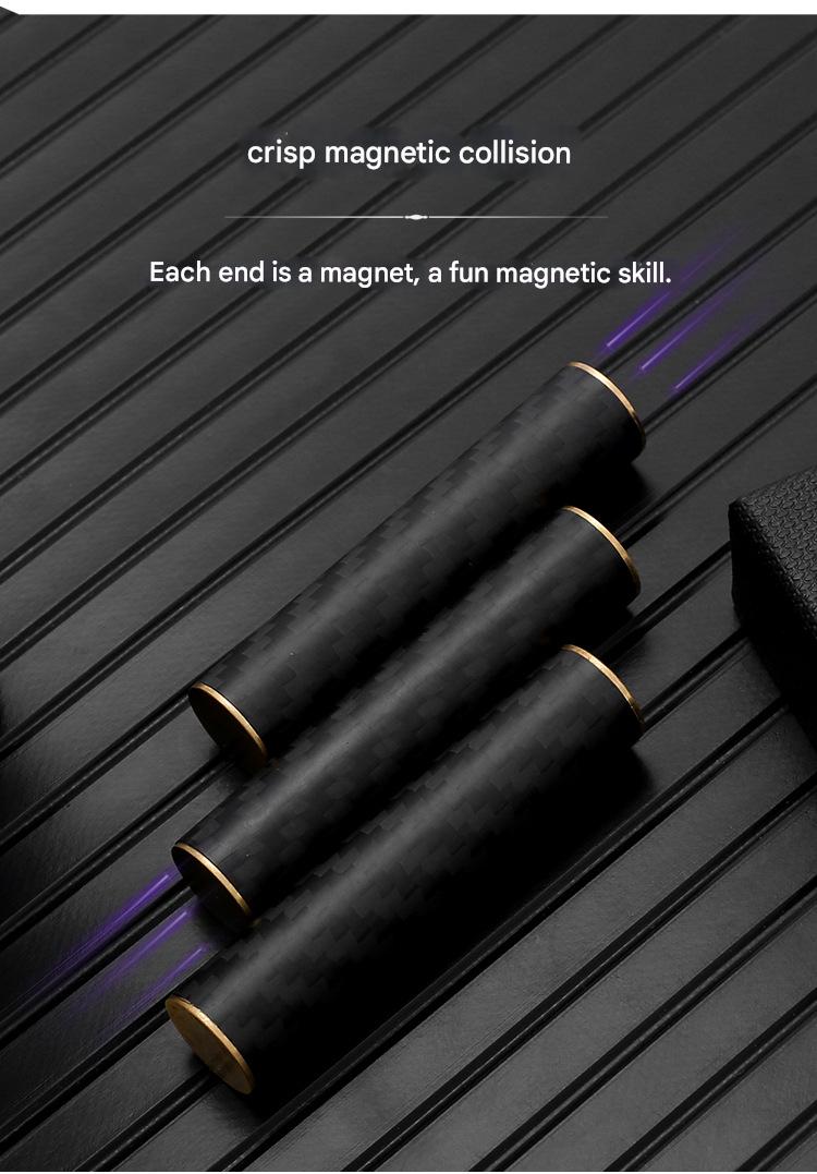 Carbon Fiber Magnetic Stick Fingertip Spinner Decompression Toy