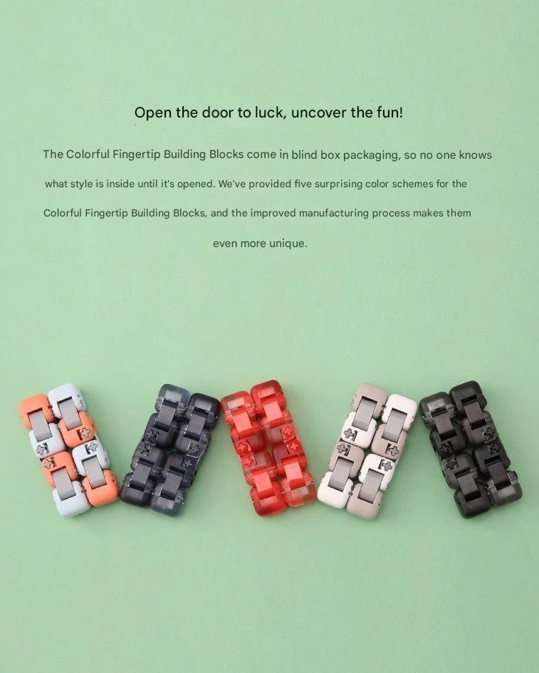 Fingertip Flip Building Blocks Stress Relief Rubik’s Cube Toy