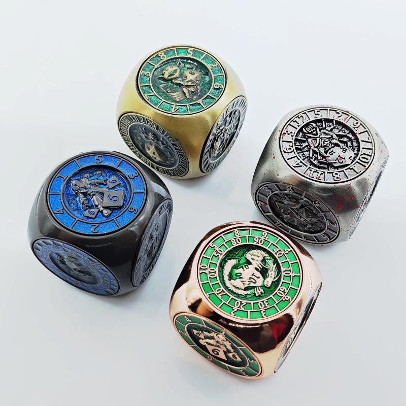 7 in 1 DND  Spinning Dice