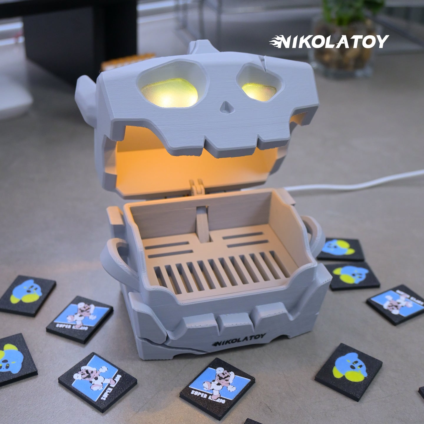 Nikolatoy Zelda Treasure Box Switch Game Cassette Storage Box