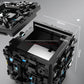 Mystery Black Box Mechanical Puzzle Building Blocks Model with Display Stand