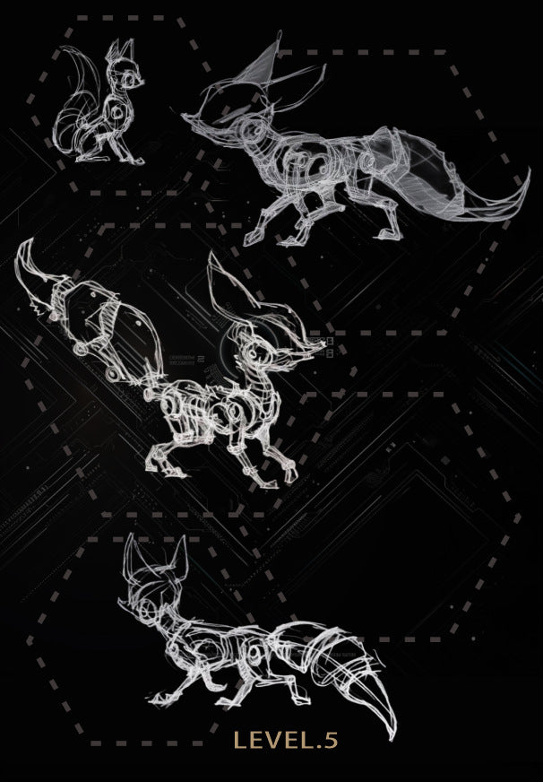 Fox 3D Metal Assembly Puzzle Kit