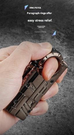 1911 Agent Glock Style Mini Ring Pistol Toy