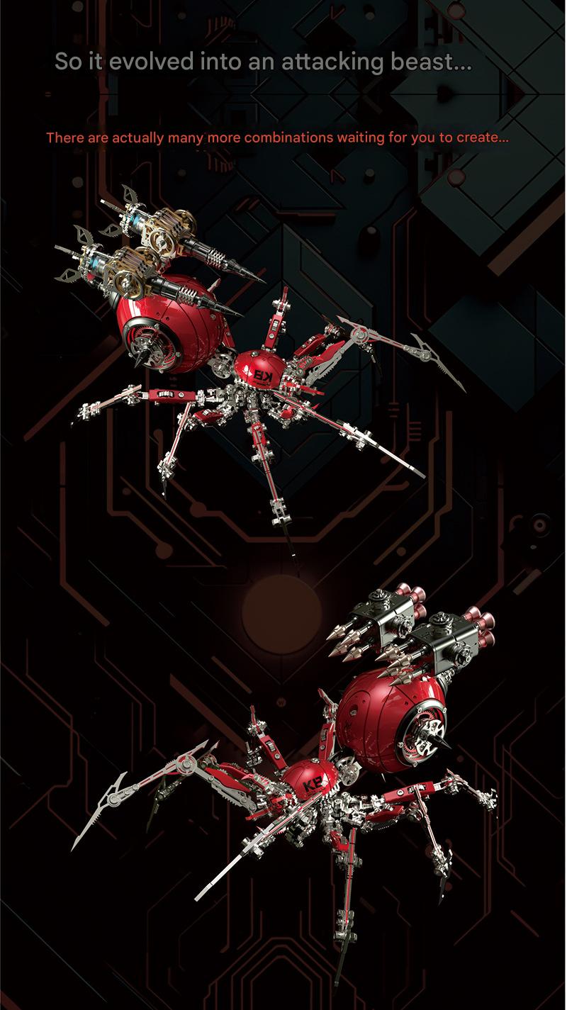 Dragon Zero Metal Assemble Spider Model Kit