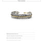 Retro Tang Grass Feather Open Bracelet