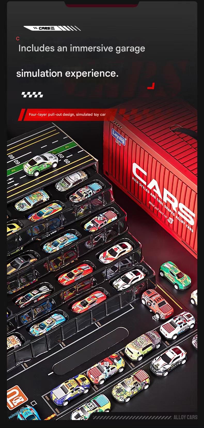 48 Alloy Mini Racing Car Model Set