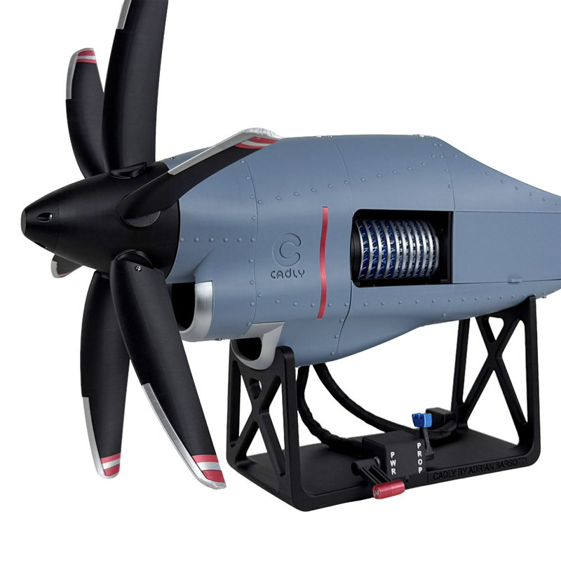 C-130 Aircraft Turboprop Engine Model Assembled