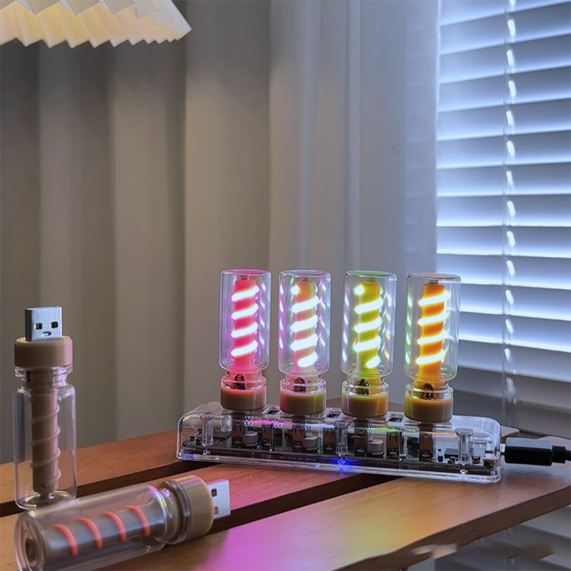USB Mini Spiral LED Night Light Bulb