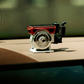 Solar Powered Tractor Engine Car Dashboard Ornament
