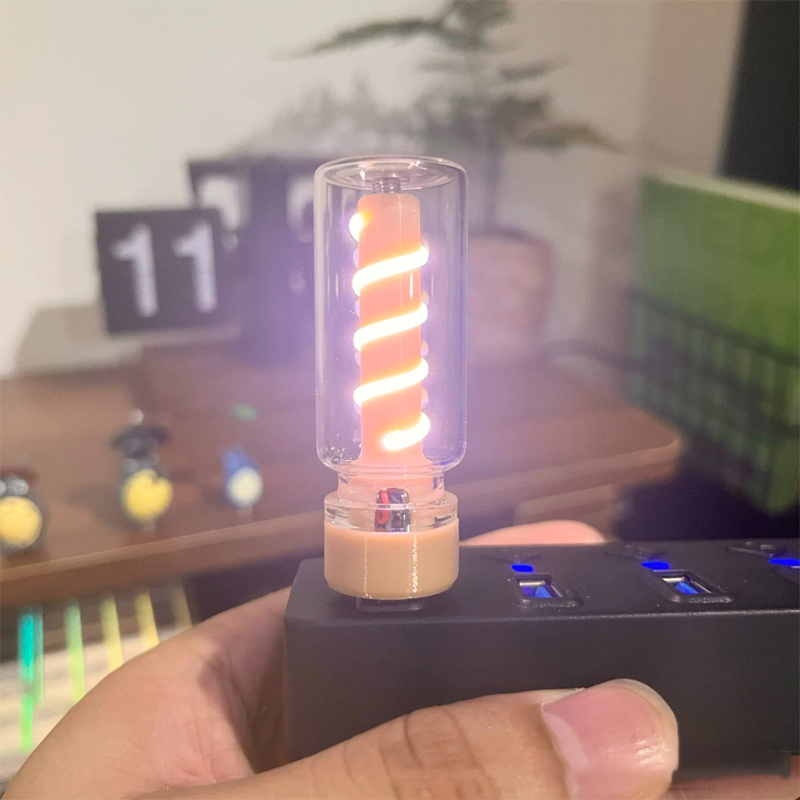 USB Mini Spiral LED Night Light Bulb
