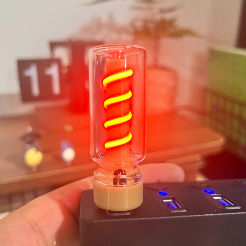 USB Mini Spiral LED Night Light Bulb