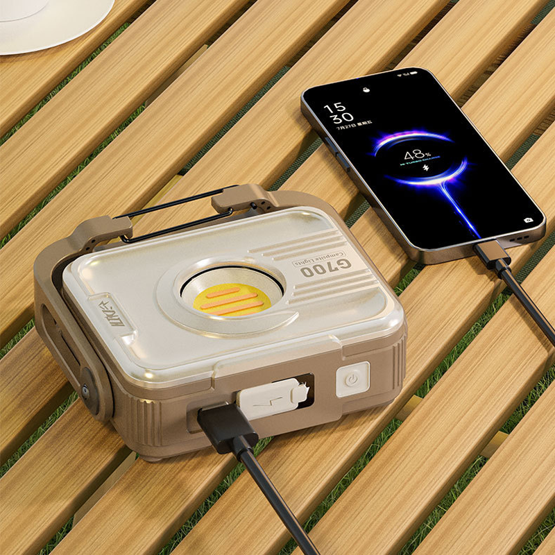 Portable Rechargeable LED Camping Light Power Bank