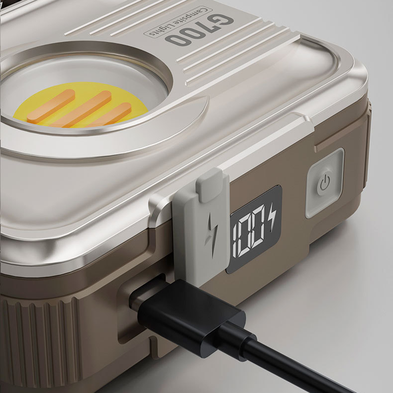 Portable Rechargeable LED Camping Light Power Bank