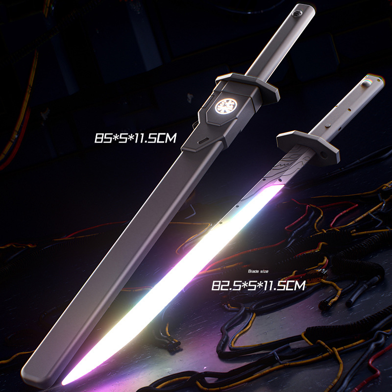 Spray Spark Light-Up Laser Sword Model