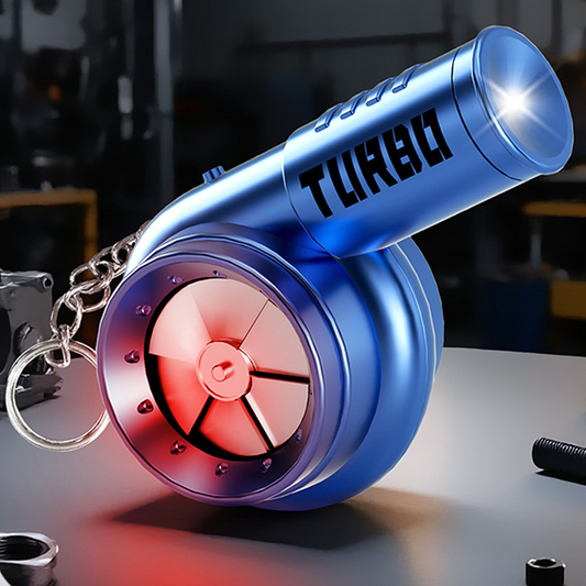 Turbo Charger Metal Key Chain