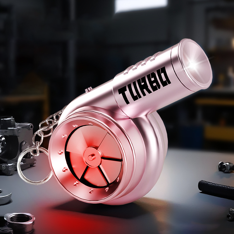 Turbo Charger Metal Key Chain
