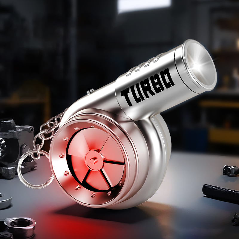 Turbo Charger Metal Key Chain
