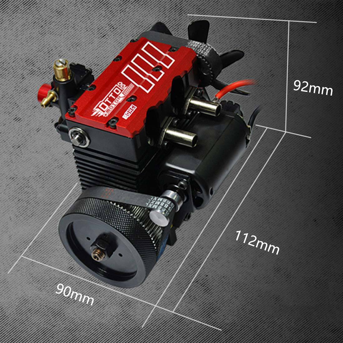 Toyan Otto L2 Inline Twin-Cylinder Methanol Engine DIY Assembly Model
