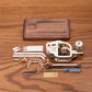Mini Stirling Engine Helicopter Model Heat-Powered Mechanical Toy