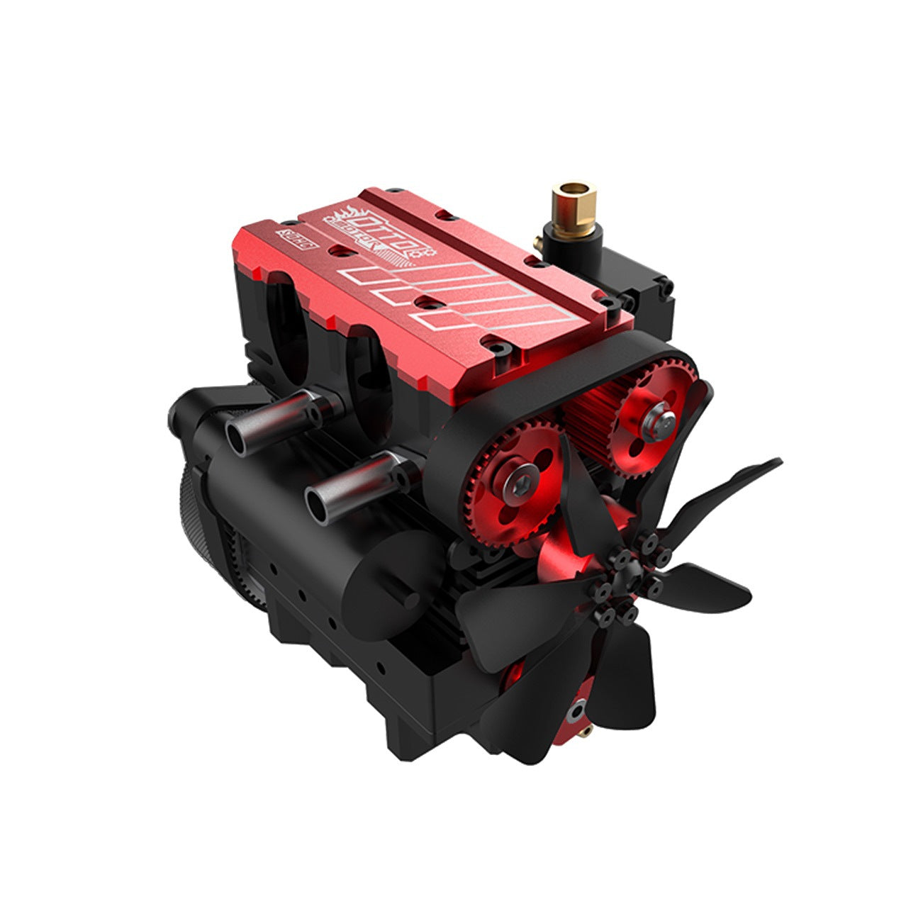 Toyan Otto L2 Inline Twin-Cylinder Methanol Engine DIY Assembly Model