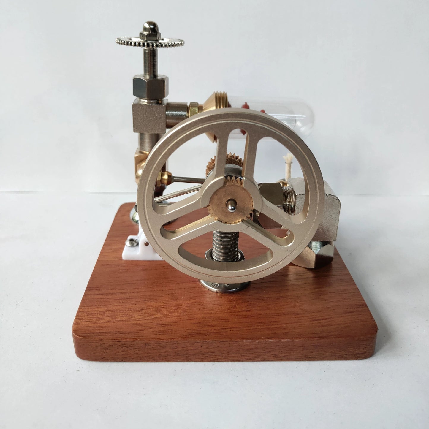 Power Stirling External Combustion Metal Mechanical Engine Model