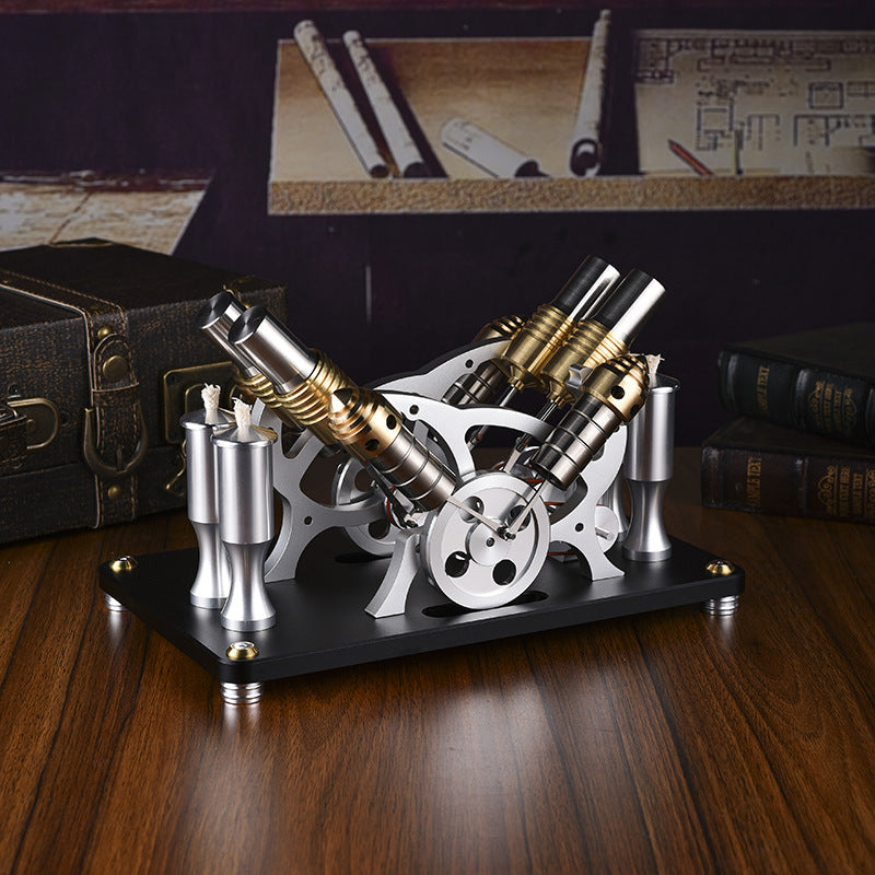 Stalin Engine Power Generation Set Antique Mechanical Engine Model